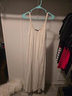 Silk overlay dress